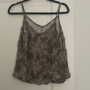 Baltic Born Kania Set - Olive print camisole and pant